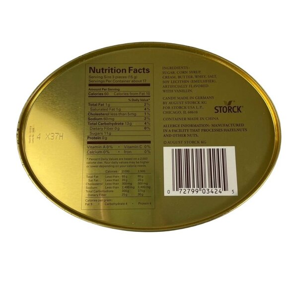 Christmas Werthers Original Collectors Tin u Organizing Container Village Scene - Picture 5 of 5